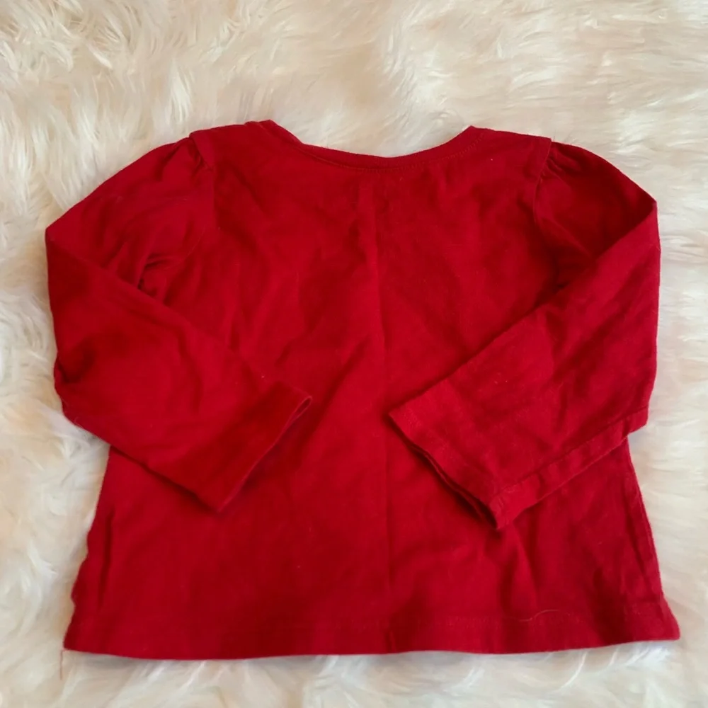 The Children’s Place Girls Christmas Holiday Shirt Size 18-24 Months